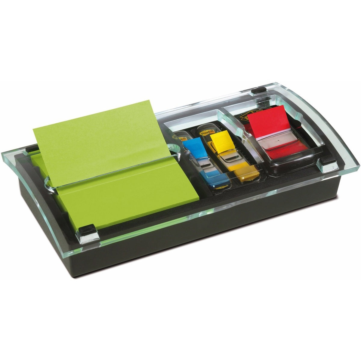 3M 3M MMMDS100 Post-it Note and Flag Dispenser (3 x 3 Notes, 1 in Flags) DS100