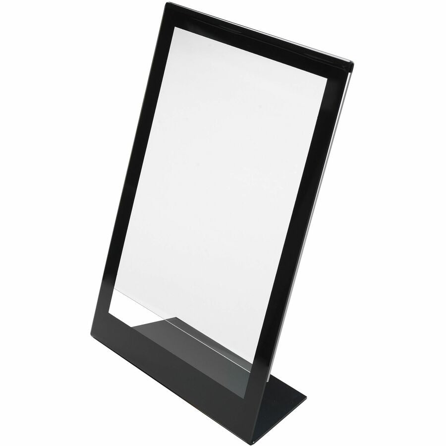 DEFLECTO Deflecto DEF69775 Superior Image Bordered Sign Holder Slanted (8-1/2 x 11 insert)