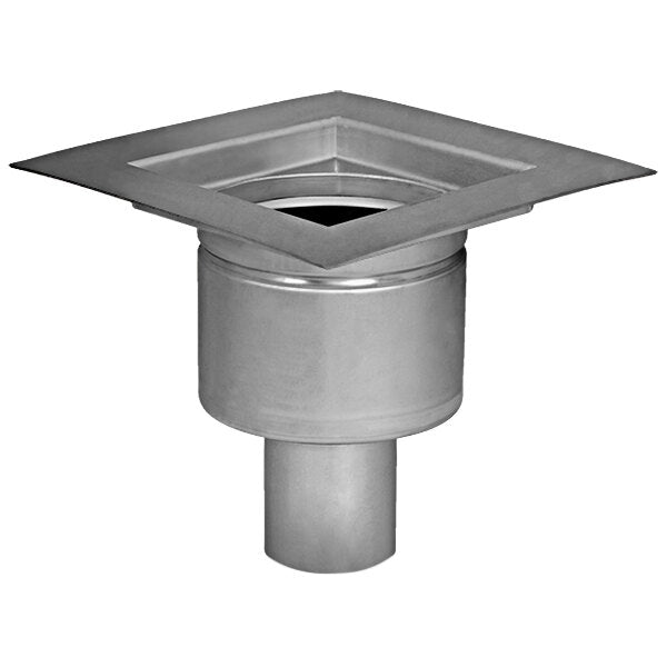 Josam 45432 Stainless Steel Liner for Square 8 Top x 6 Deep Floor Sinks with 2 Outlet