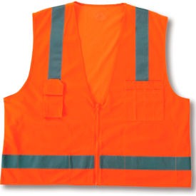 ERGODYNE Ergodyne 24029 Class 2 Surveyors Vest Lime 4XL 5XL