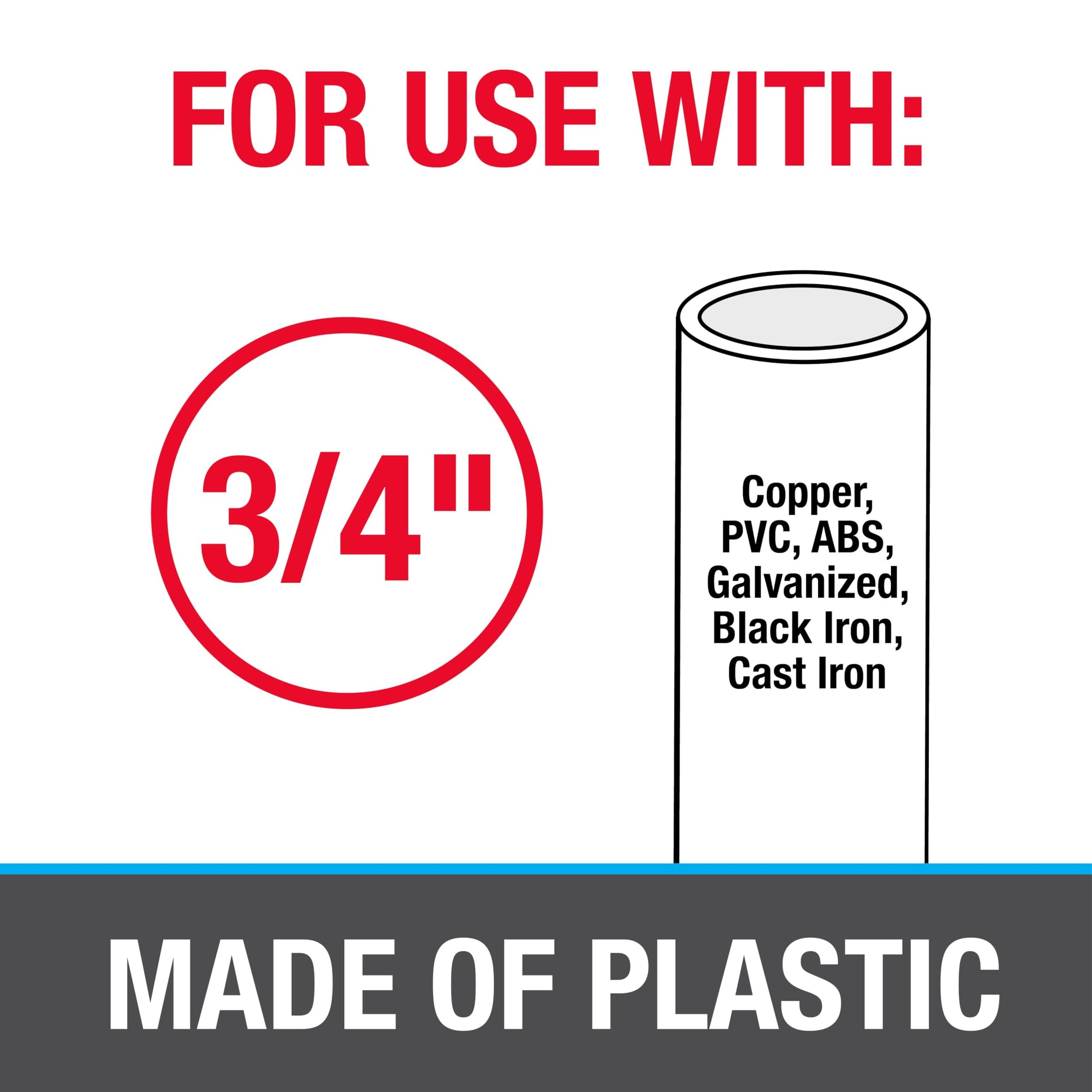 OATEY Oatey 33926 Plastic Pipe Securing Strap 0.75 in X 50 Ft