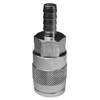 Dixon Valve 4FS4 DQC F-Series Industrial Manual Coupler Standard Hose Barb 1/2 inch Steel