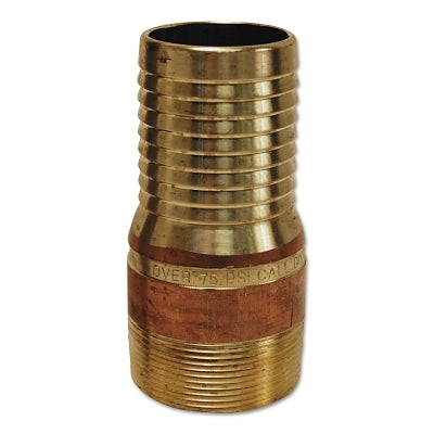 Dixon Valve BST15 King Combination Nipples 1 1/4 in x 1 1/4 in (NPT) Male Brass