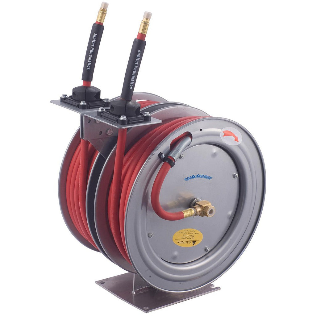 PRO-SOURCE Pro-source 2835031025PRO Spring Retractable Hose Reel 50 Ft