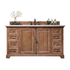 James Martin Vanities 238-105-5311 Providence 60 Single Vanity Cabinet Driftwood