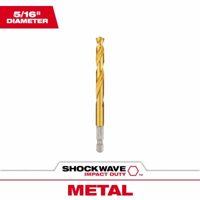 MILWAUKEE Milwaukee 48-89-4617 5/16 in Titanium Drill Bit 3-pack