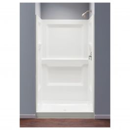 ELM 748-34WHT Wall Shower Durawall 73-1/4in Fiberglass