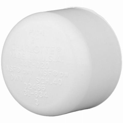 CHARLOTTE PIPE Charlotte Pipe Foundry Co. Pvc 02116 1200HA Pvc Cap Slip 1-1/4 in