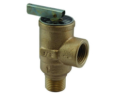 Apollo Valves 1740204 17 Series 3/4 in. Bronze MNPT x FNPT 150# 250 Relief Valve