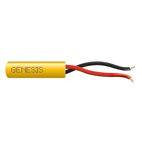 SOUTHWIRE Genesis Cable 21015802 22/2 Solid Riser Cable 500 Ft Yellow