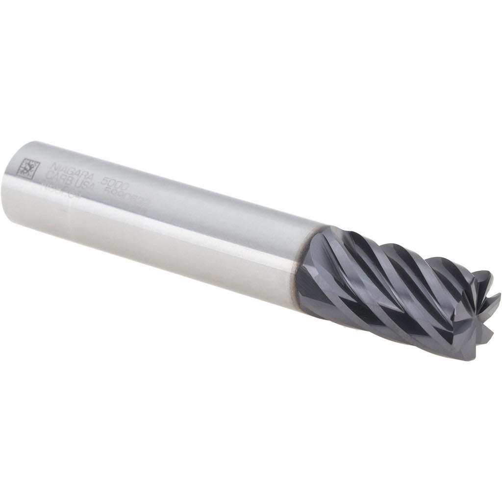 SECO TOOLS Seco 17002332 Corner Radius End Mill 1/2 in 7 Flute Carbide