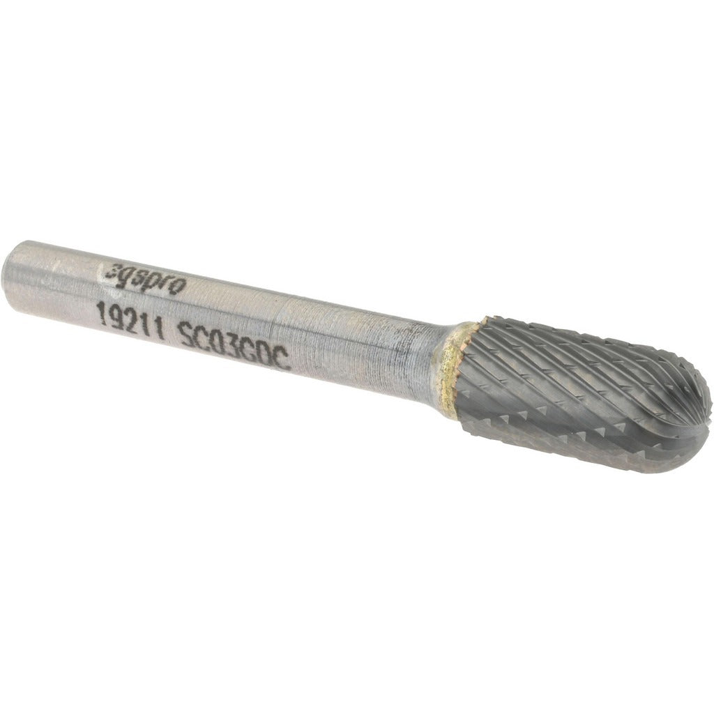 SGS PRO Sgs Pro 19211 Cylinder Ball End Abrasive Bur 3/8 in