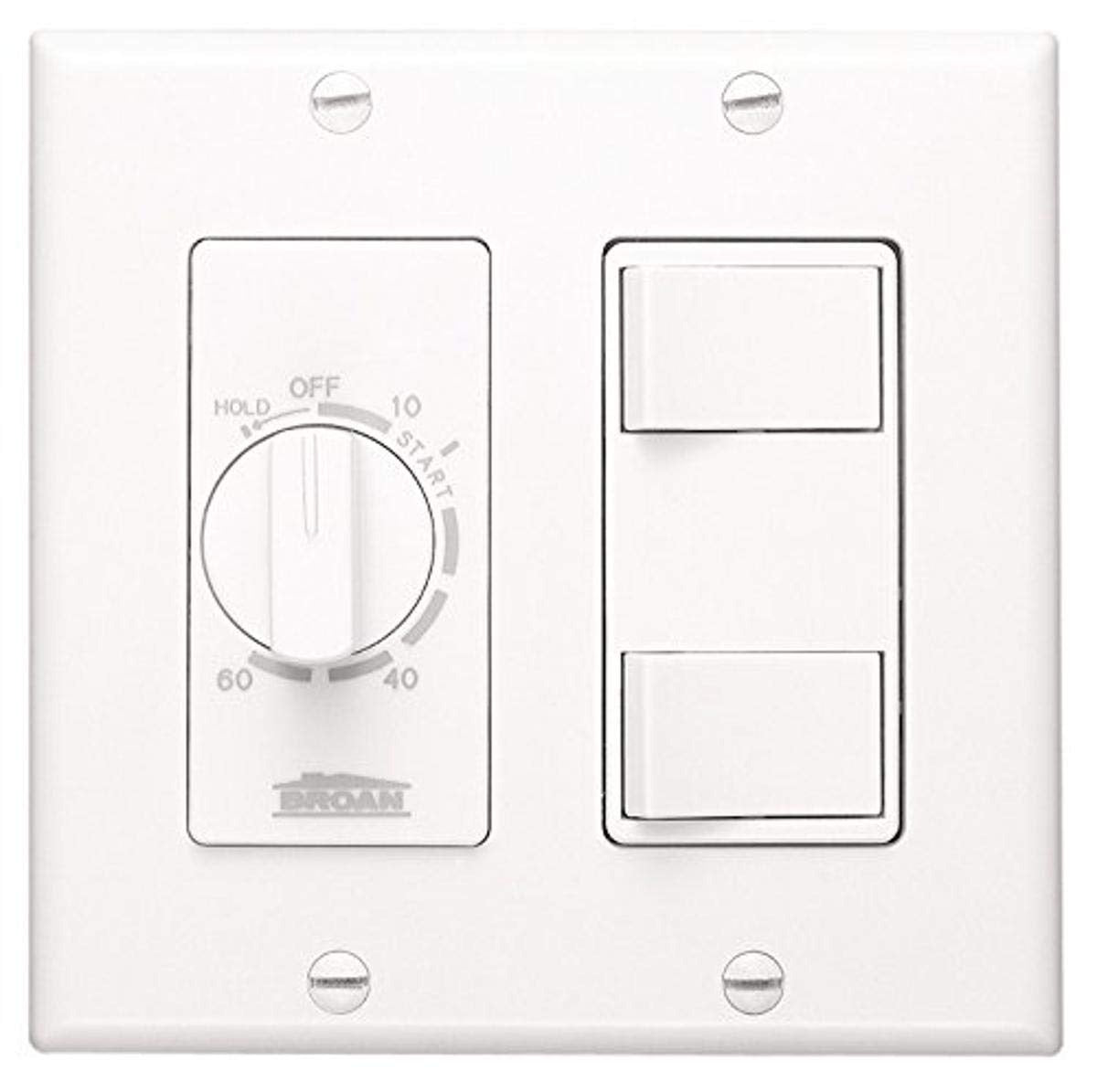 BROAN-NUTONE Broan-Nutone 62W 60-Minute Time Control 20 Amp (2-Gang) CD60W