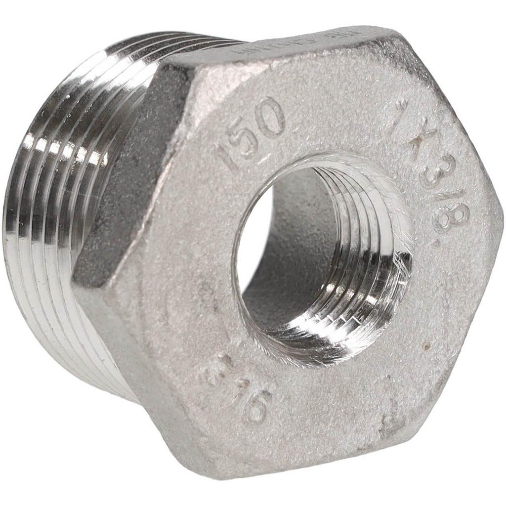 VALUE COLLECTION Value Collection 6HB1*3/8 Pipe Bushing 316 Ss Mnpt X Fnpt