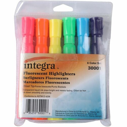 INTEGRA Integra ITA30001 Desk Highlighter Chisel Tip