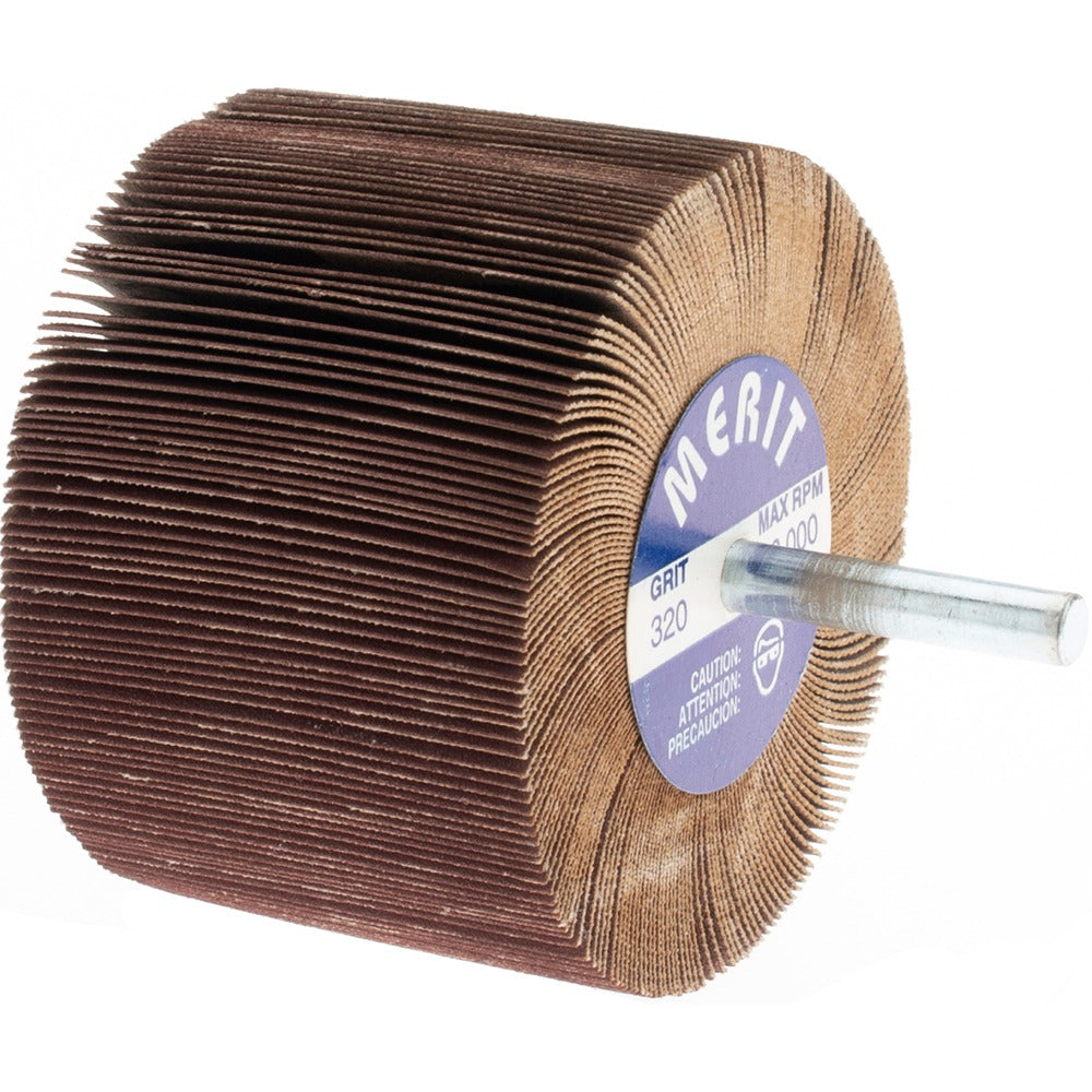 MERIT Merit Abrasives 08834130514 Mounted Flap Wheel 320 Grit