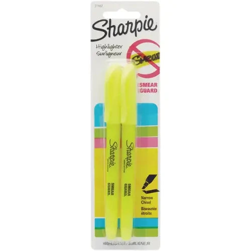 SHARPIE Sharpie 27162PP Accent Pocket-Style Highlighter Chisel Tip (2-Pack)