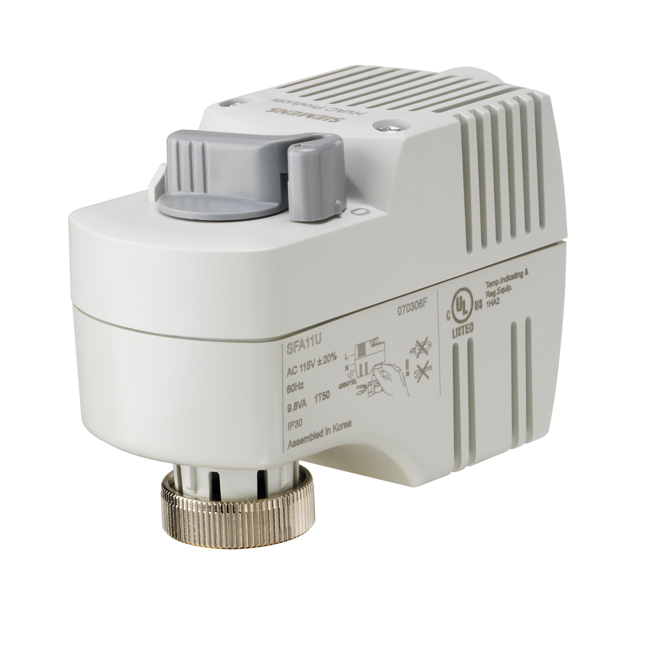 SIEMENS Siemens SFP71U 24v N.O. On/Off 2 Position Zone Valve Actuator