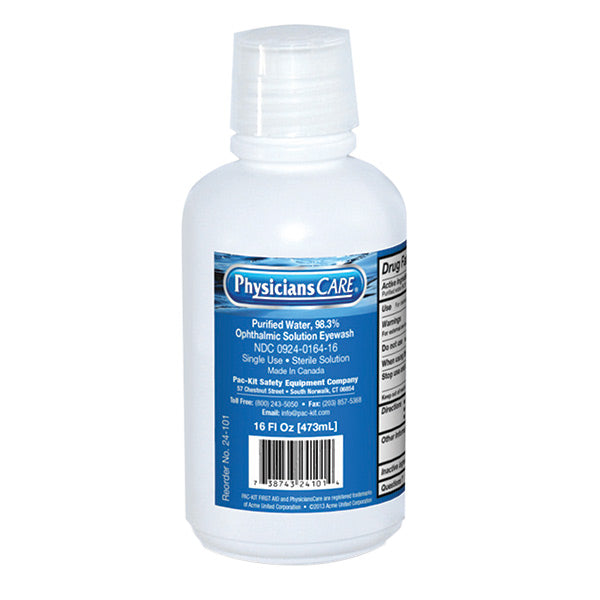 Physicians Care 24-101 Eye Flush Bottle 16 oz