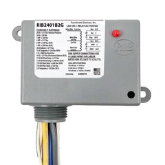 Advanced Distributor Products RIB2401B2G Enclosed Relay 20 Amp DPDT with 24 Vac/dc/120 Vac Coil