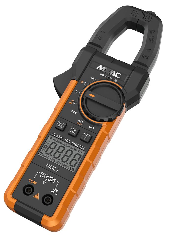 Navac NMC1 Digital Electrical Clamp Meter 1-1/8 jaw