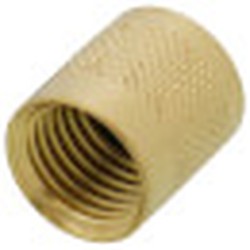 Supco SF2245 - ROUND BRASS CAP WITH SEAL 25/PK SF2245