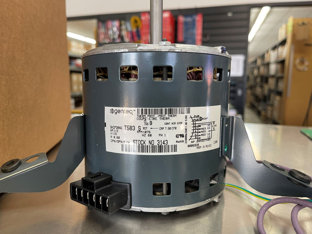 Genteq 3143 12HP 1075RPM 115V CCW MOTOR