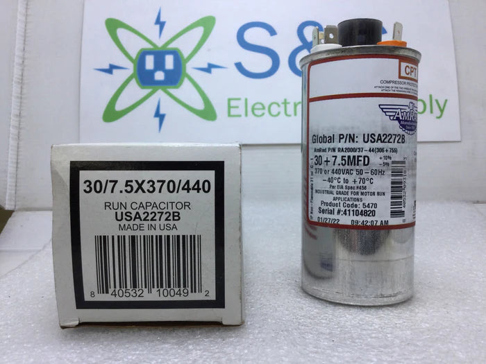 Global USA2272B USA 30+7.5 MFD CAPACITOR