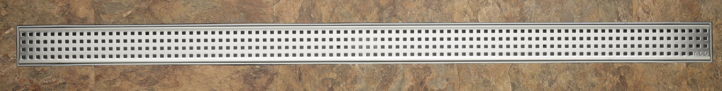 ACO POLYMER PRODUCTS Aco Polymer Products 37242 4 Ft Square Design Shower Grate