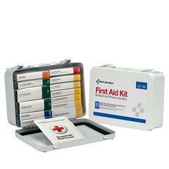 First Aid Only 241AN 16-Unit Weatherproof First Aid Kit Metal Case