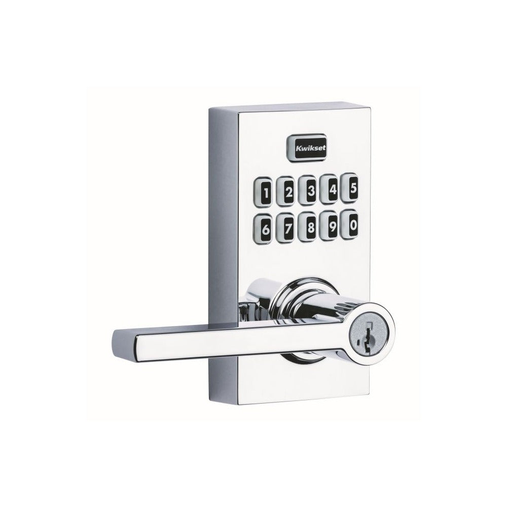 KWIKSET Kwikset 917HFL-26S Smartcode Keypad Lock Bright Chrome