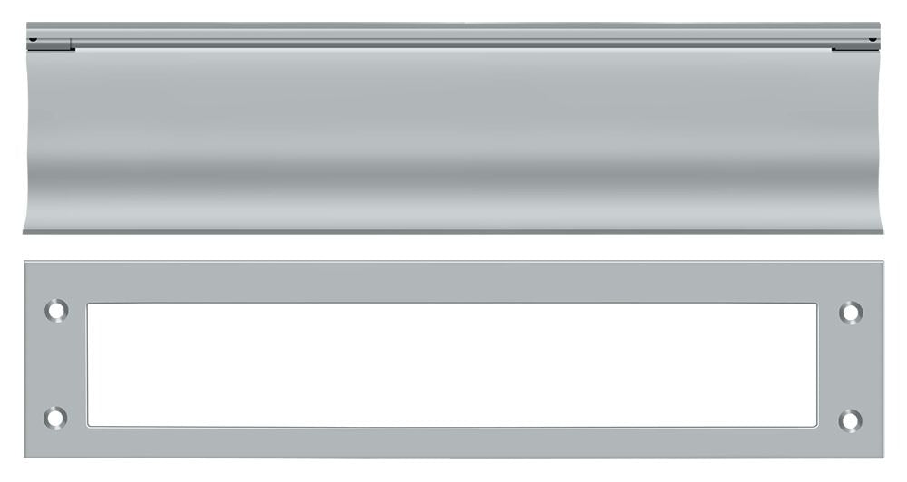 DELTANA Deltana MS0030U26D Heavy Duty Mail Slot Satin Chrome