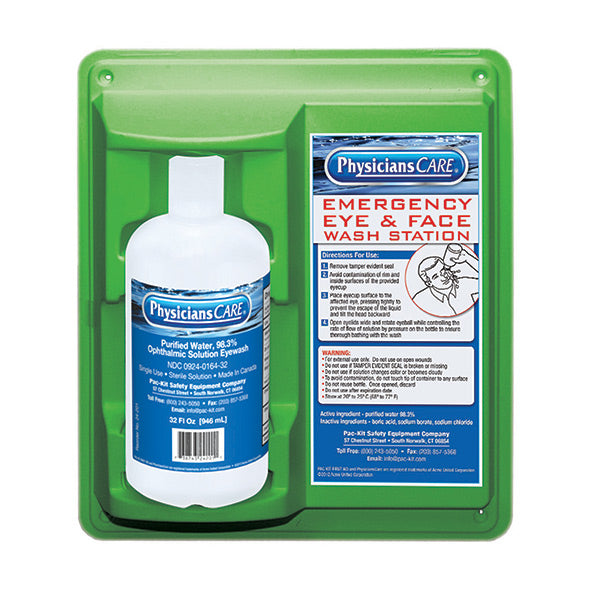 Physicians Care 24-202 Eyewash Station Single Bottle 32 oz 24-202