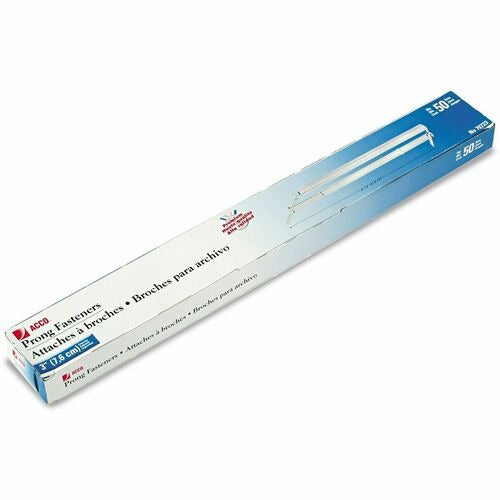 ACCO Acco ACC70723 Paper Fasteners 3 in Capacity Box of 50