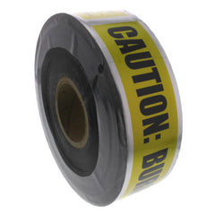 Wal-Rich 2426052 Detectable Burial Tape Yellow 1000 ft L x 3 in W x 6 mil THK