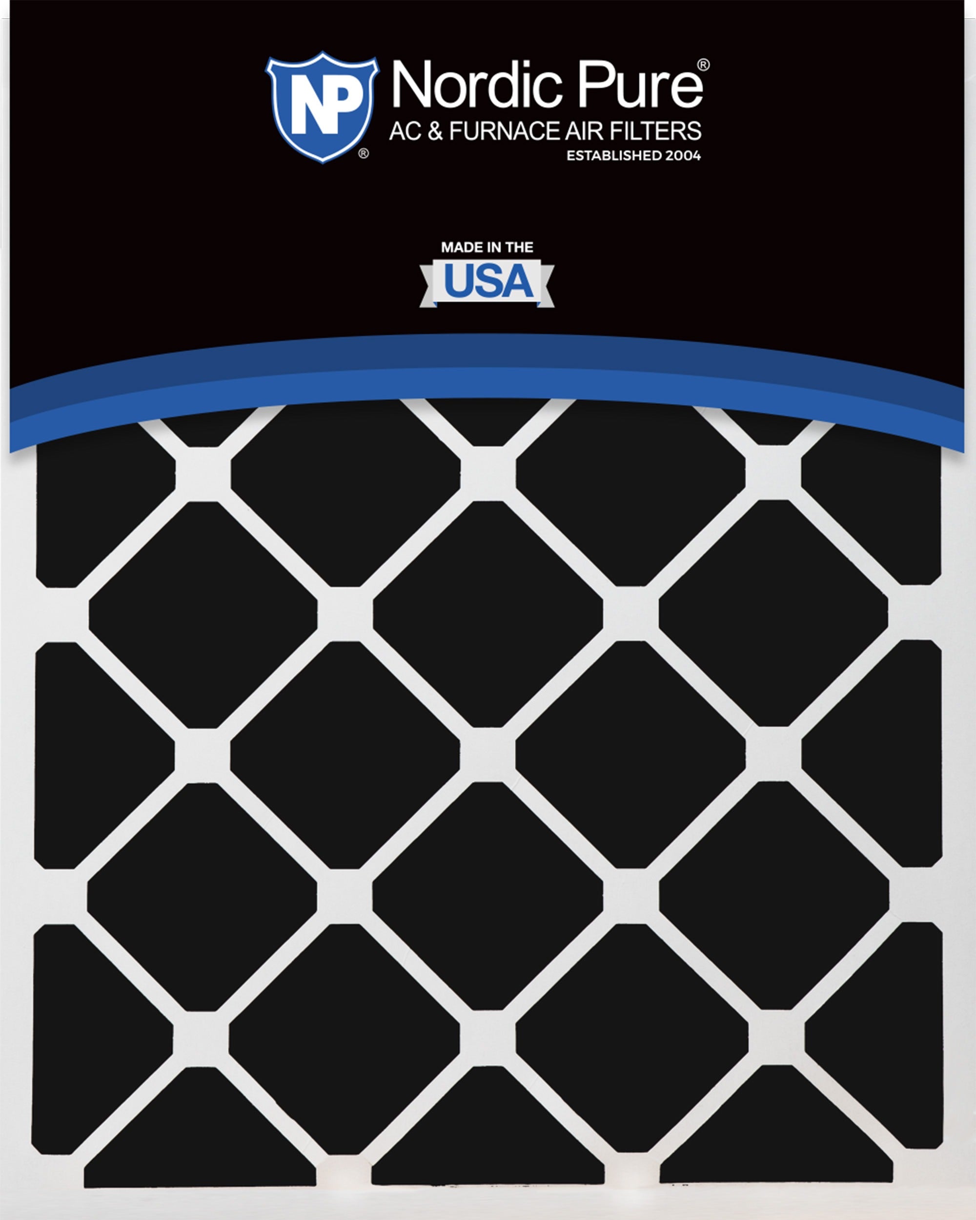 NORDIC PURE Nordic Pure 20x25x5HM15+C-4 Merv 15 Carbon Air Filter 4 Pack