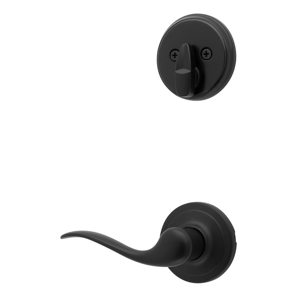KWIKSET Kwikset 971TNLLH-514 Tustin Lever Trim Matte Black