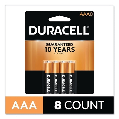 Duracell DURMN2400B8Z CopperTop Alkaline Battery 1.5V AAA 8-Pack