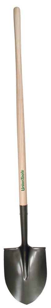 Union Tools 40191 Round Point Shovel 11.5 inches Length, 9.25 inches Width Hardwood Handle