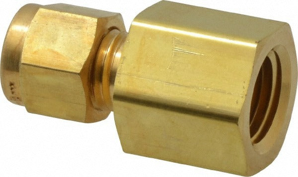 PARKER Parker 4FSC4N-B Compression Tube Connector Brass 3500 Psi