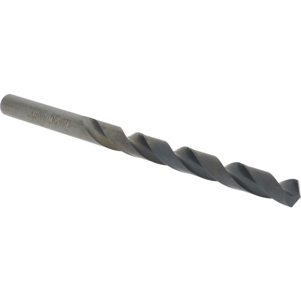HERTEL Hertel 71205769 Jobber Drill Bit 17/64 in Hss Oxide