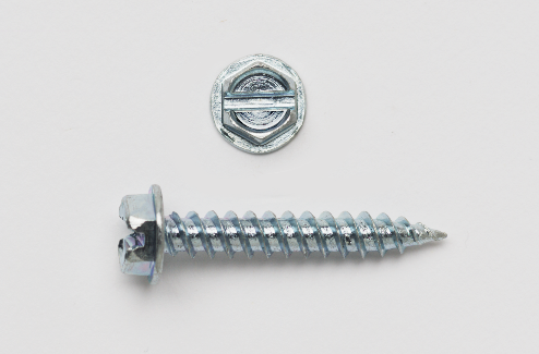 PECO Peco PC8112 Hex Washer Head Slot Sprint Point Self-Tapping Screw 8 x 1-1/2 in (500 Pack)