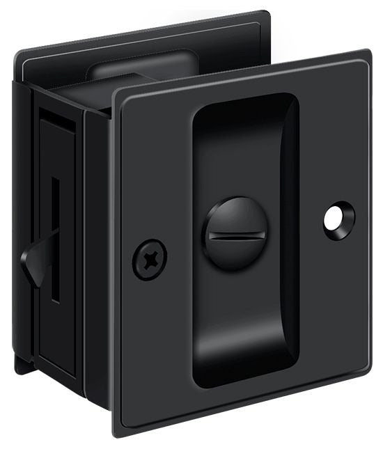 DELTANA Deltana SDL25U19 Pocket Lock Privacy Black Finish