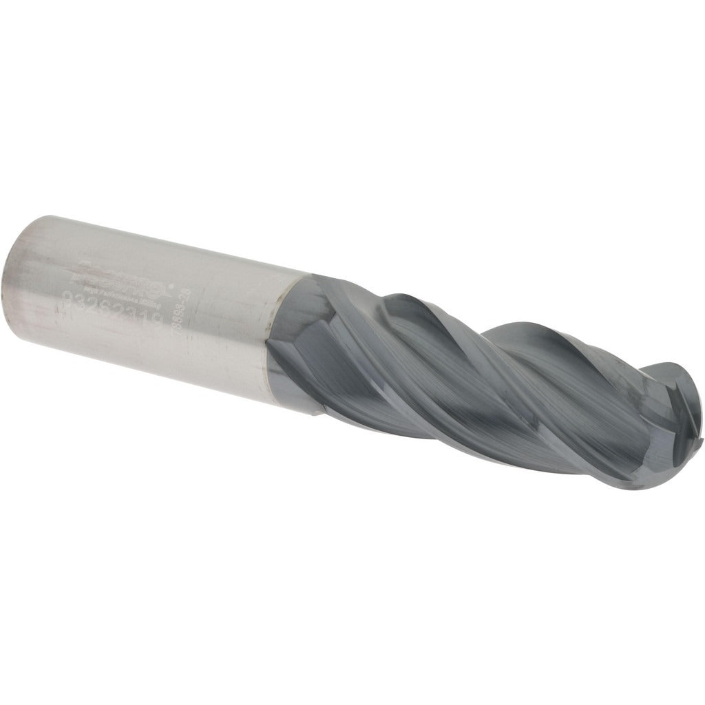ACCUPRO Accupro 95168541 Ball End Mill 5/8 in 4 Flute Carbide Altin