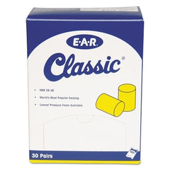 3M 7000127206 E-A-R Classic Foam Earplugs Uncorded Pillow Pack 30 Pairs