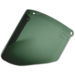 3M 7000002340 Dark Green Polycarbonate Faceshield WP96C, Molded