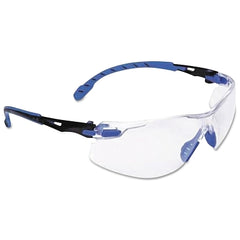 3M 7100079183 Solus 1000 Series Protective Eyewear Clear Lens Polycarbonate Anti-Fog Anti-Scratch Blue Black Frame