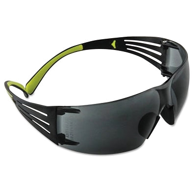 3M 7100112433 SecureFit 400 Series Protective Eyewear Gray Lens Anti-Fog Anti-Scratch Polycarbonate Green/Black Frame