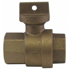 A.Y. McDonald 5129.113 1-1/2 in. FIP Brass Ball Curb Stop M76101J