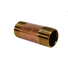 Jones Stephens N29006 2 X 4 Red Brass Pipe Nipple